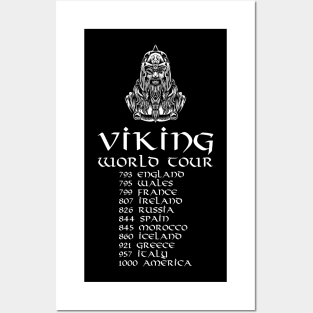 Medieval Nordic History - Viking World Tour - Norse God Odin Posters and Art